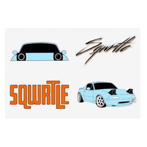 SQWRTLE "Core" Sticker Pack
