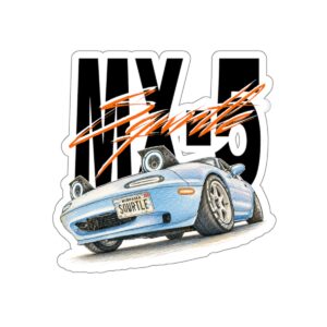 Sqwrtle MX-5 Die-Cut Sticker