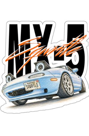 Sqwrtle MX-5 Die-Cut Sticker
