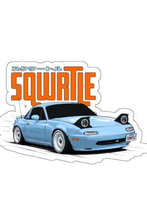 Sqwrtle Katakana Die-Cut Sticker